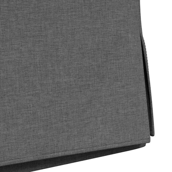 Matstolar 2 pcs Mörkgrå 57 x 67 x 98 cm tyg