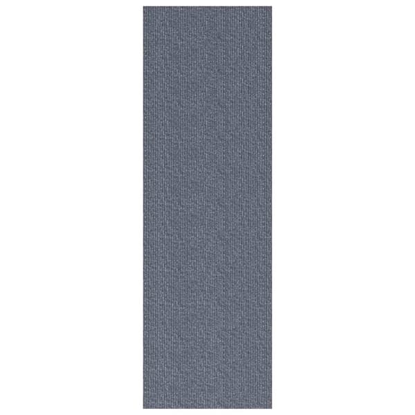 Matta-runner Ljusgrå 80 x 250 cm tyg