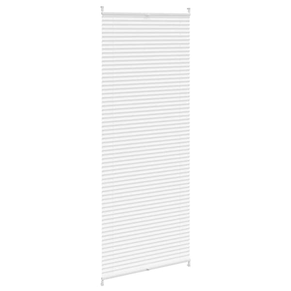 Plisségardin 90x200 cm vit
