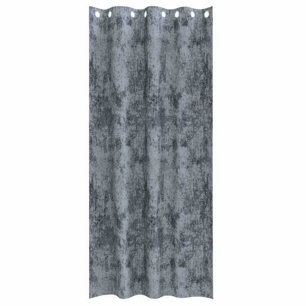 Sammetsgardiner 2 pcs Silvergrå 245 x 140 cm Sammet