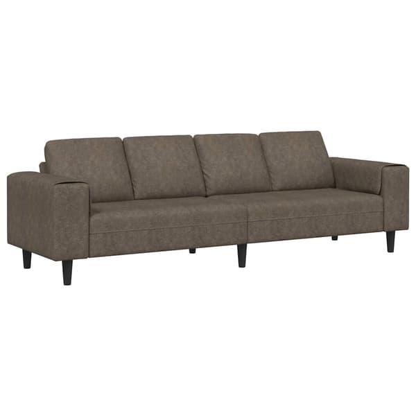 Vardagsrumsoffa Mörkgrå 250 x 77 x 76 cm
