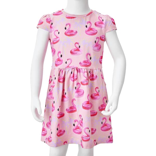 Klänning för barn ljusrosa 92