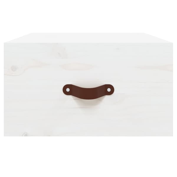 Väggmonterade sängbord vit 40x29,5x22 cm