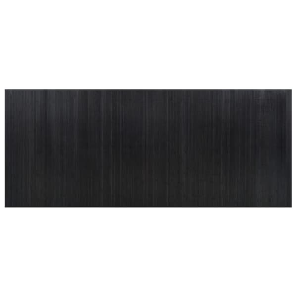 Rumsavdelare svart bredd 400 cm höjd 165 cm bambu