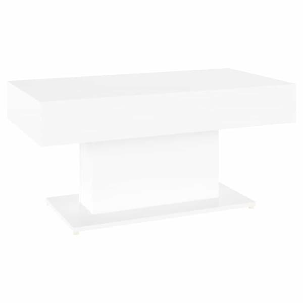 Soffbord vit 96x50x45 cm konstruerat trä