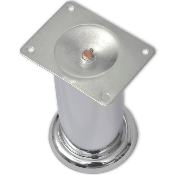 Runda soffben 8 st krom 120 mm