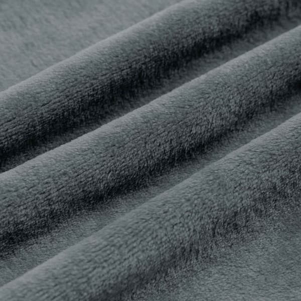Kastfilt Mörkgrå 130 x 150 cm Fleece