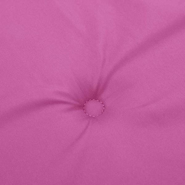 Stolsdynor 4 st rosa 50x50x3 cm tyg