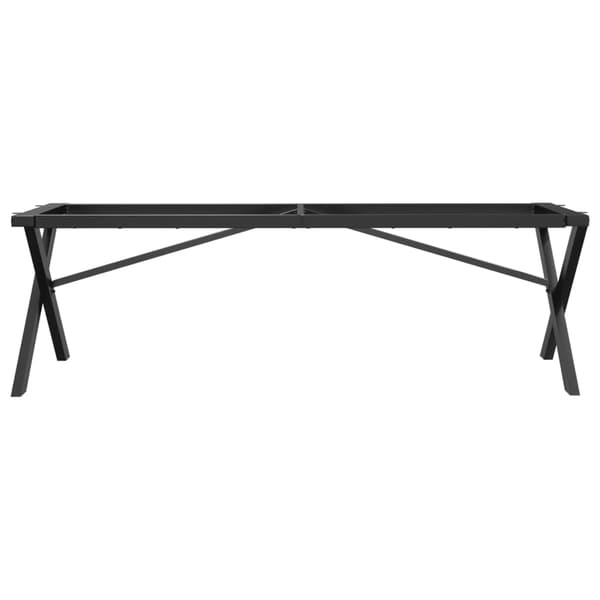 Bordsben för soffbord X-ram 140x30x43 cm stål