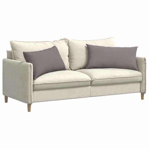 Sofakuddar 2 pcs Taupe 80 x 40 cm tyg