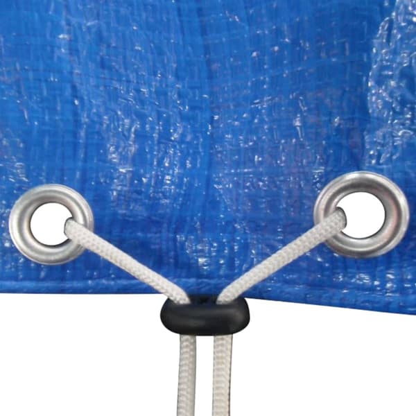 Poolöverdrag 2 st PE runt 540 cm 90 g/m²