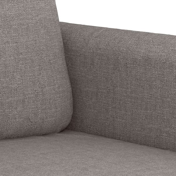 Fåtölj taupe 60 cm tyg