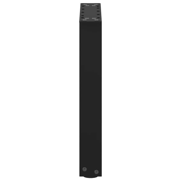Soffbordsben U-formade 2 st svarta 28x(42-43) cm stål