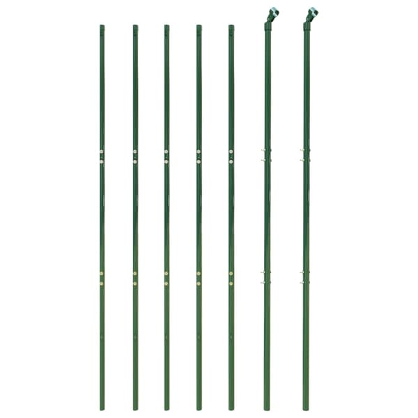 Stängsel med markspett grön 1,4x10 m
