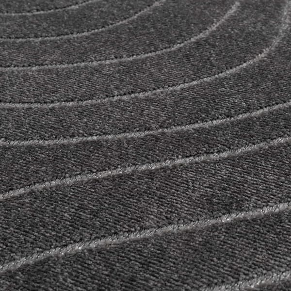 Områdesmattor PALMERAS Antracit 200 x 140 cm Polyester