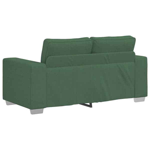Loveseat soffa mörkgrön 160x77x82 cm manchestertyg