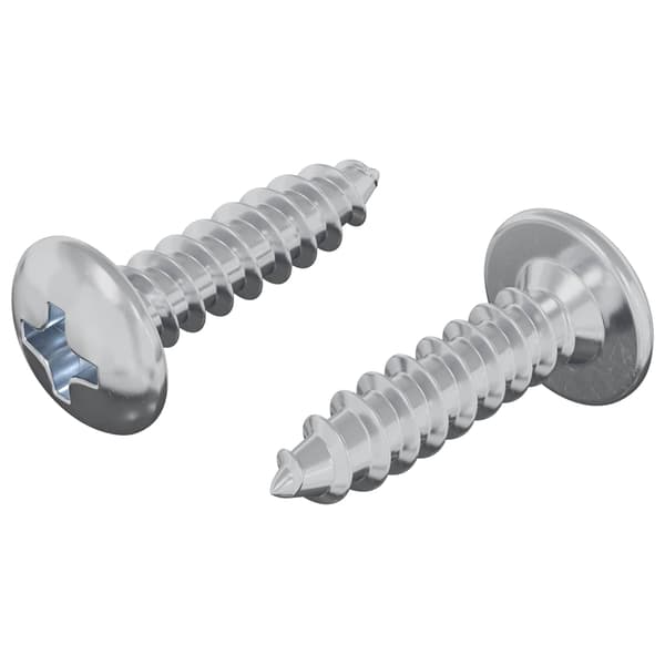 Skruv 2 pcs Silver M4 x 16 mm Stål