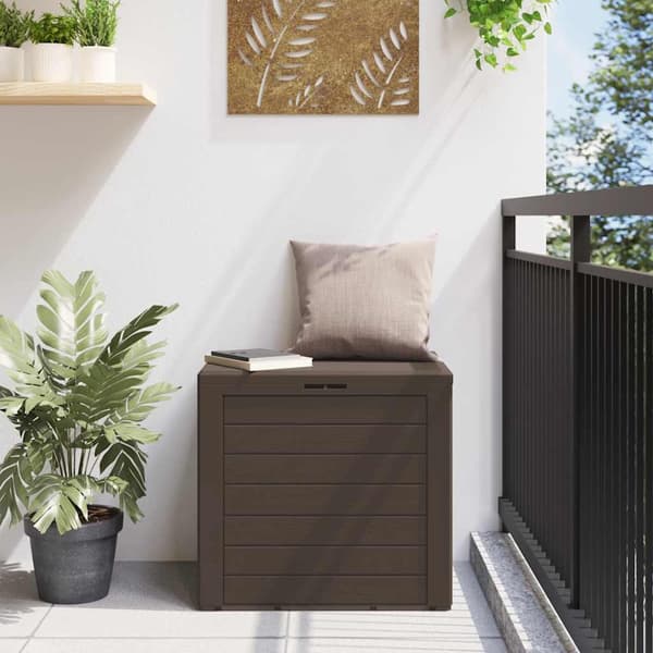 Dynbox brun 58,5x46x55 cm polypropen