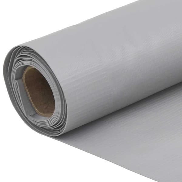 Insynsskydd för balkong grå 300x75 cm PVC