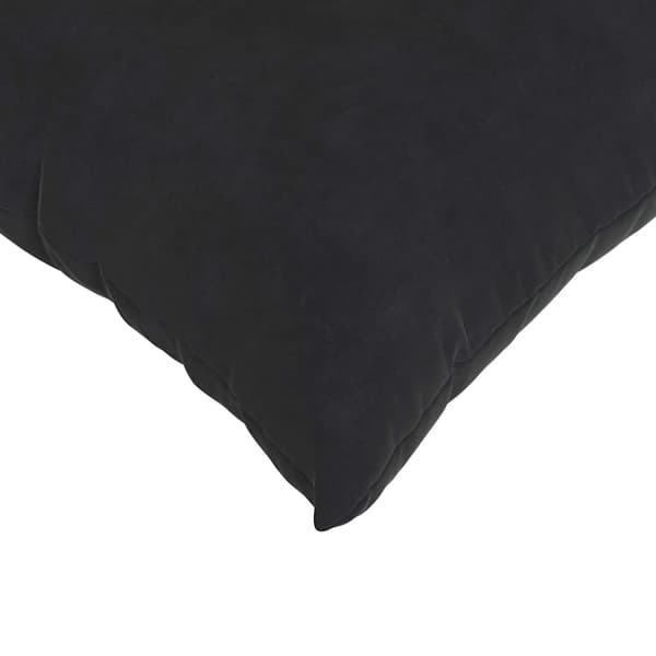 Sofakuddar 2 pcs Svart 50 x 30 cm Kordread tyg