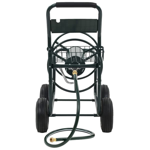 Slangvagn med 1/2" slangkoppling 75 m stål