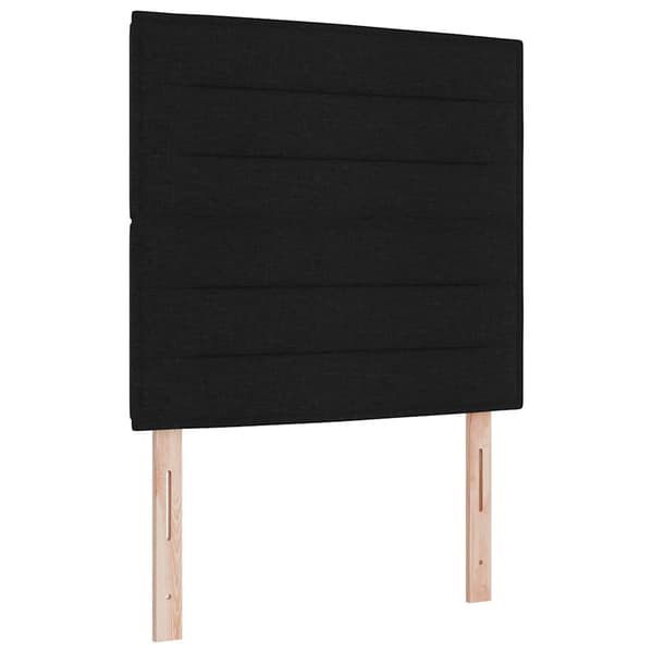 Huvudgavel Svart 90 cm tyg