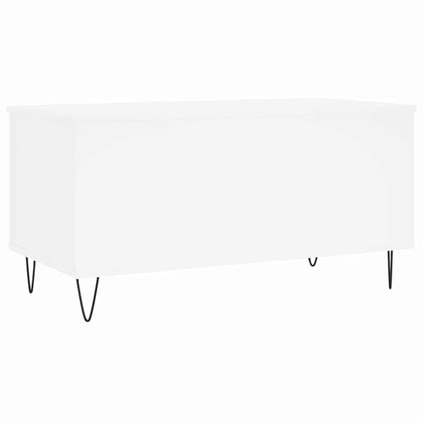 Soffbord vit 90x44,5x45 cm konstruerat trä
