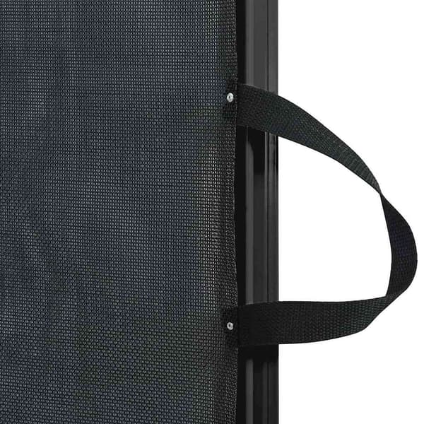 Infällbar husdjursgrind svart 82,5x125 cm