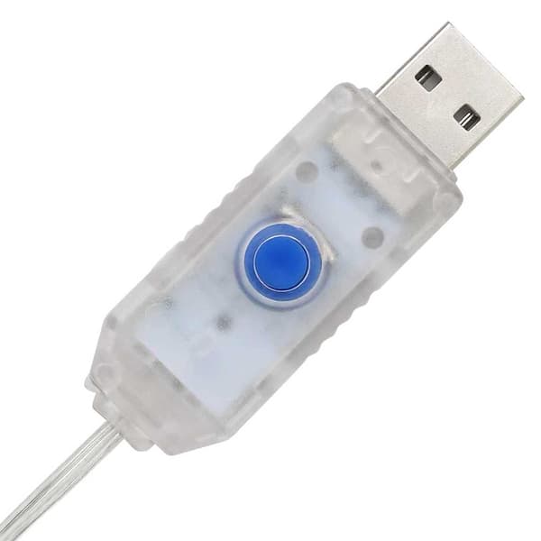 Krans 80 LED-lampor Varmvit 91 x 91 x 9 cm PET