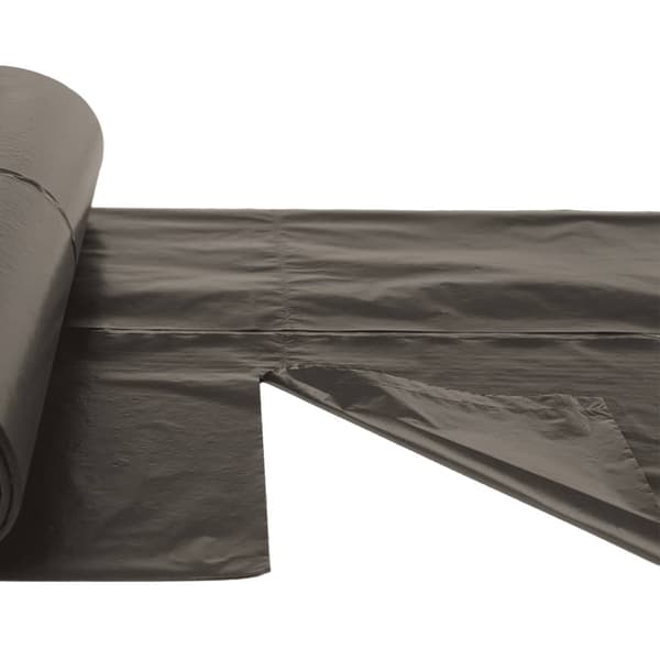 Avfallspåsar 250 st svart 120 L