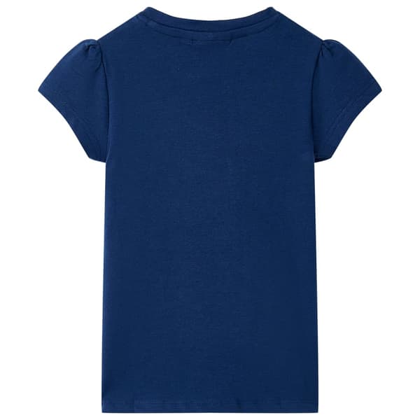 T-shirt för barn marinblå 116