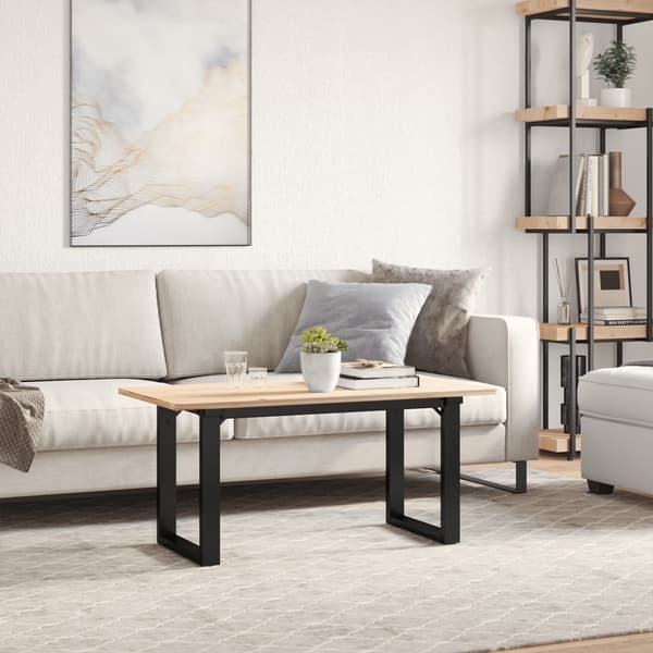 Bordsben för soffbord O-ram 70x30x43 cm stål