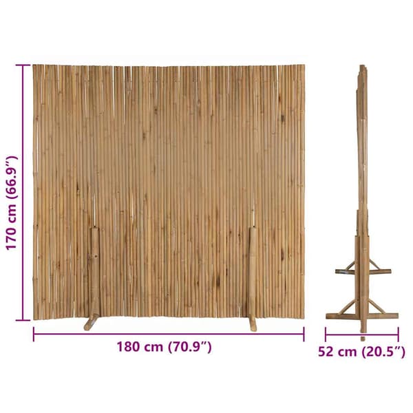 Bambustaket 180x170 cm