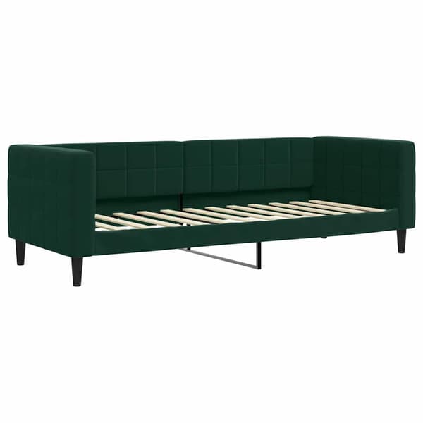 Dagbädd mörkgrön 80x200 cm sammet