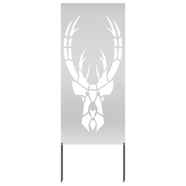 Trädgårds integritetsskärm Silver 50 x 140 cm Galvaniserat stål