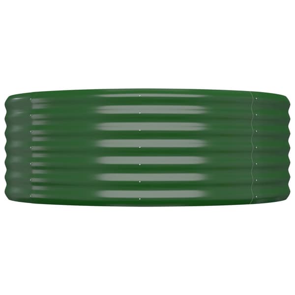 Odlingslåda galvaniserat stål 507x100x36 cm grön