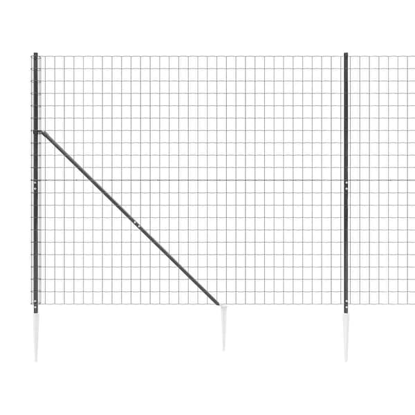 Stängsel med markspett antracit 1,4x25 m