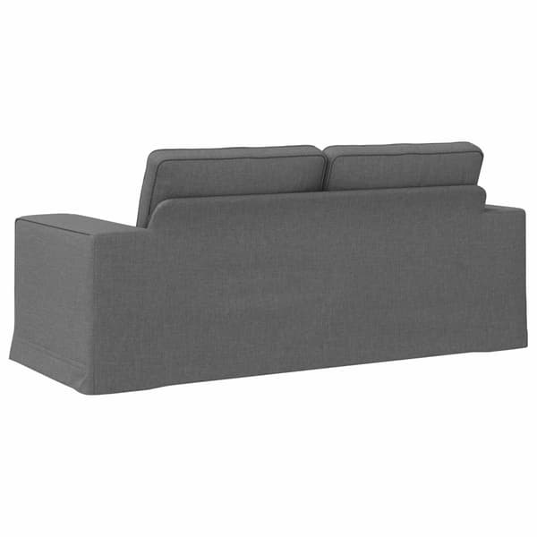 Soffa Mörkgrå 182 x 80 x 82 cm tyg