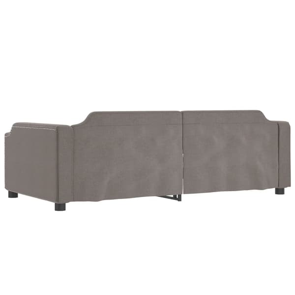 Dagbädd taupe 90x200 cm tyg