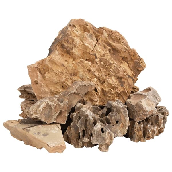 Drakstenar 10 kg brun 5-30 cm