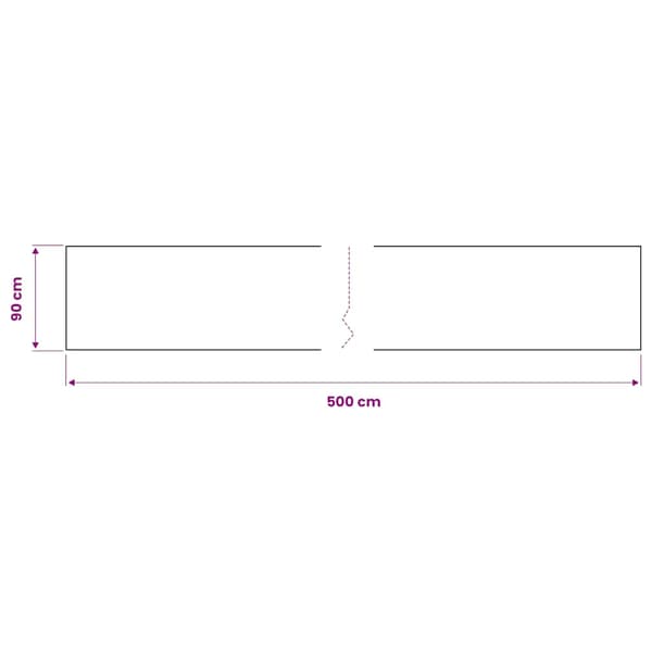 Dekorplast svart 500x90 cm PVC