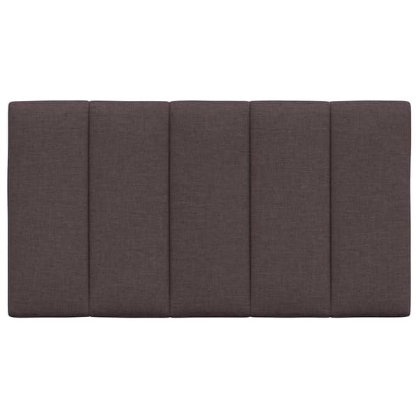 Headboard Cushion "Hanko" Dark Brown 90 cm Fabric