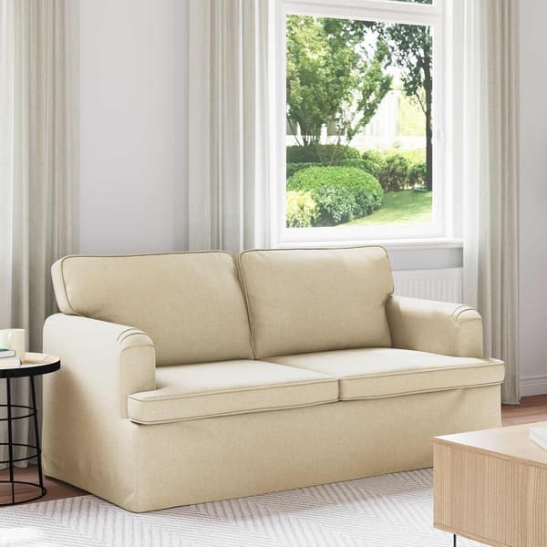 Soffa Kräm 162 x 80 x 85 cm tyg
