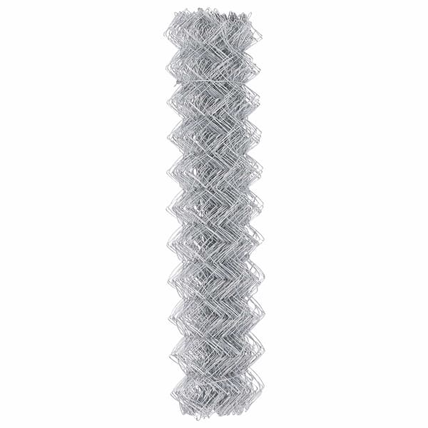 Kedjelänk Stängsel 10 x 1 m Galvaniserat stål Silver