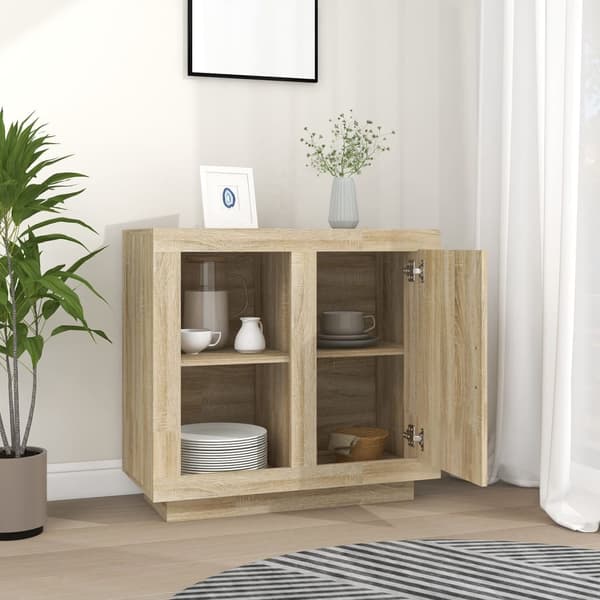 Skänk sonoma-ek 80x40x75 cm