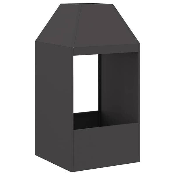 Eldstad Svart 50 x 50 x 100 cm Stål