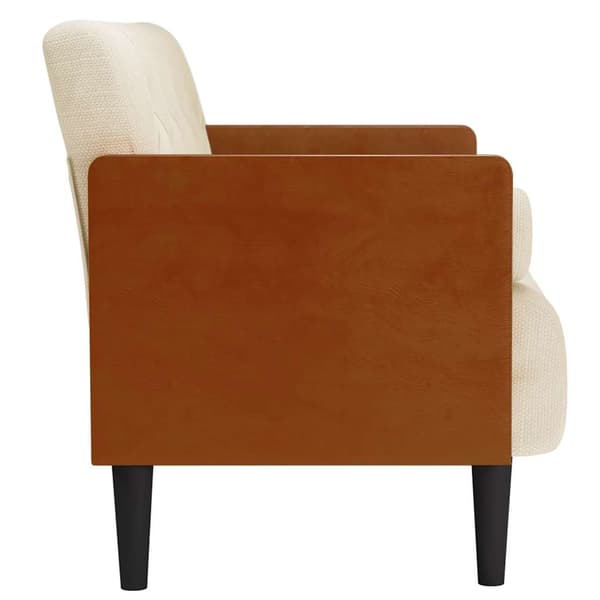 Loveseat soffa med dynor 110 cm linne