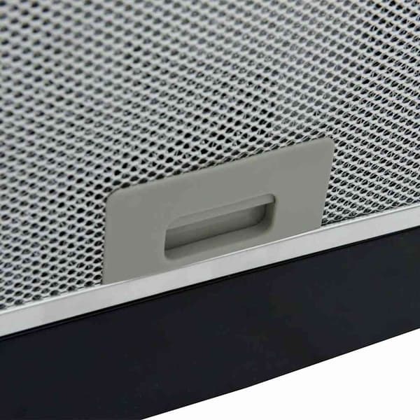 Köksfläkt för köksö med touchsensor LCD härdat glas