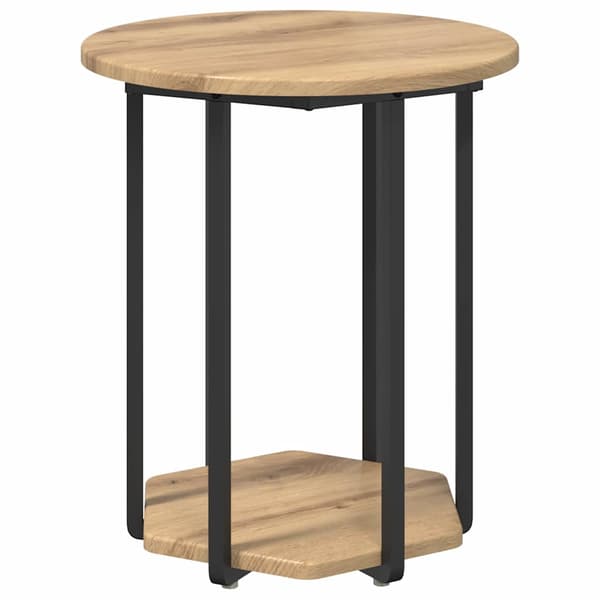 Sidobordsset 2 st Brun 50 x 50 x 50,5 cm