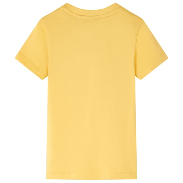 T-shirt för barn ljus ockra 128